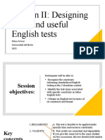 Session II: Designing Valid and Useful English Tests: Diana Arroyo Universidad Del Norte 2021