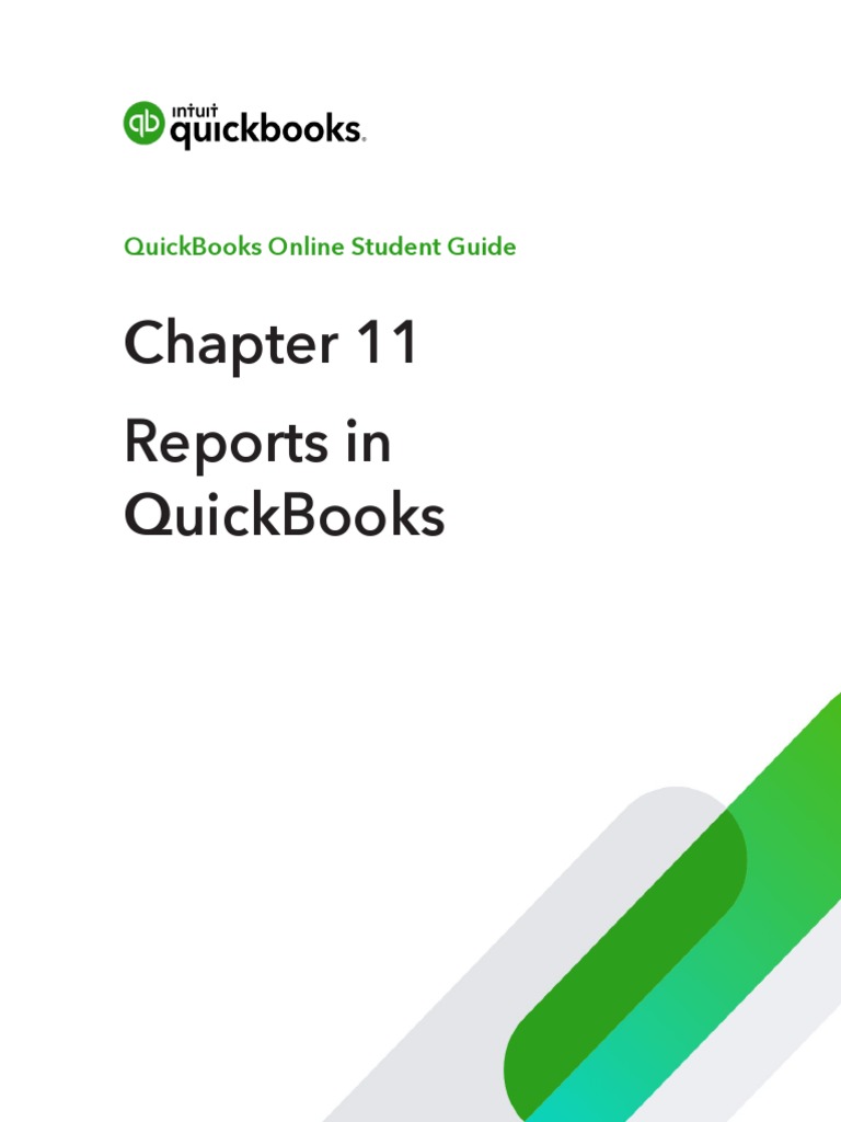 QuickBooks Online Reports Guide | PDF | Balance Sheet | Quick Books