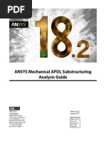 ANSYS Mechanical APDL Substructuring Analysis Guide 18.2