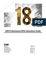 ANSYS Mechanical APDL Operations Guide