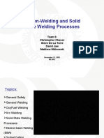 Fusion-Welding and Solid State Welding Processes