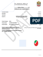 Draft Certificate (OT044)