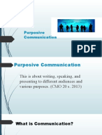 Purposive Communication