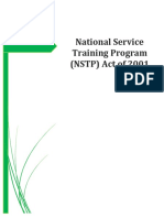 WEEK 1 - National Service Training Program