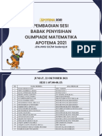 Pembagian Sesi Jenjang SD