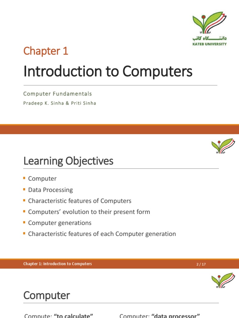 Introduction To Computer Science Ch01 PDF Integrated Circuit
