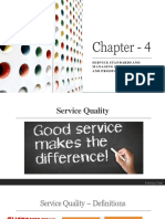 Chapter - 4 - Service Standards and Managing Service Quality and Productivity