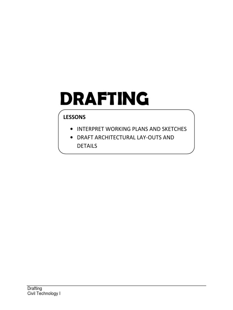 Drafting Module | PDF | Technical Drawing | Drawing