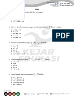 TPS - P. Kuantitatif - Pertidaksamaan (SOAL)