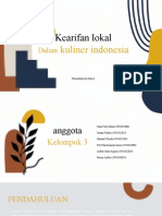 KLP 3 - Kearifan Lokal Dalam Kuliner Indonesia