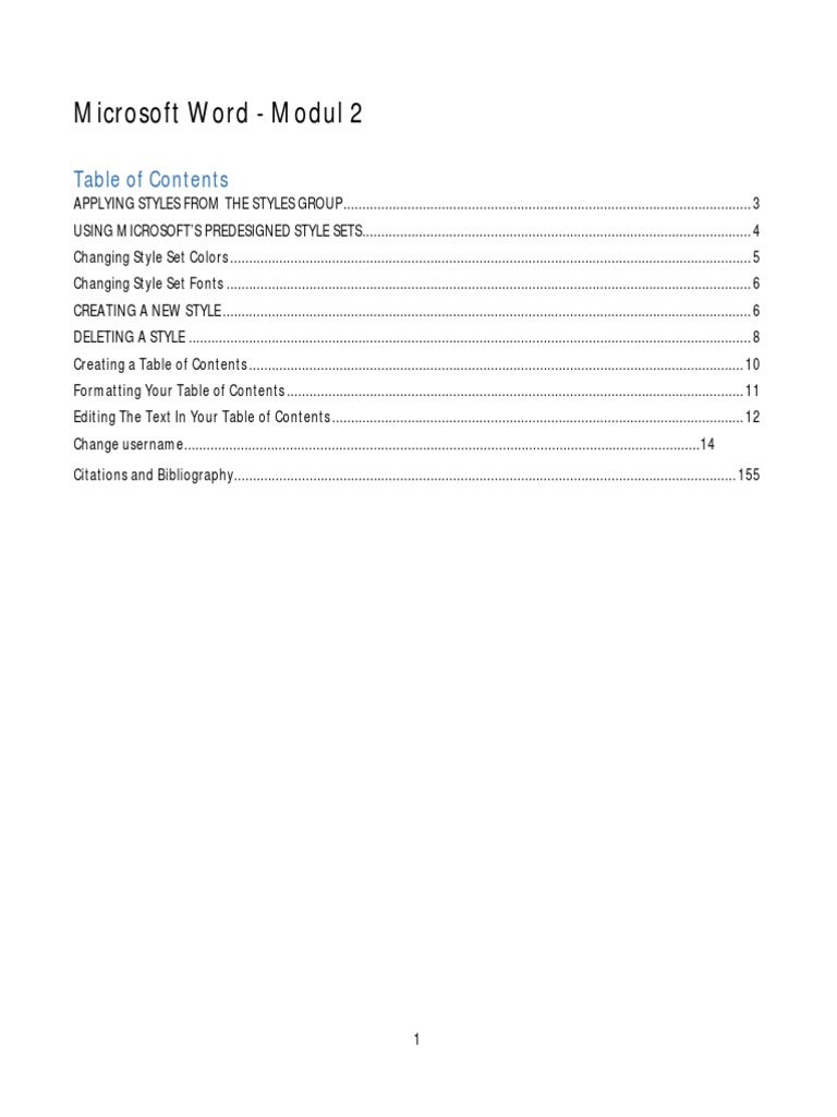 Modul Mocrosoft Word | PDF | Microsoft Word | Window (Computing)