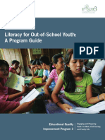 Literacy Program Guide for Out-of-School Youth