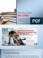 Introduction ISMS ISO 27001