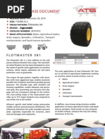 Download Alliance Flotmaster 381 Product Specs by Alliance Tire Group SN53639511 doc pdf