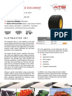 Alliance Flotmaster 381 Product Specs.