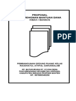 Proposal Permohonan Bantuan Dana: Hibah / Bansos