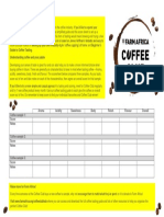 Coffee Cupping Score Sheet