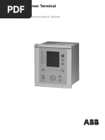 Transformer Terminal RET 54 - : Technical Reference Manual, General