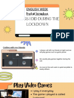 English Week: Digital Scrapbook