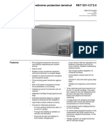 1MRK504042-BEN-en Transformer Protection Terminal RET 521C3