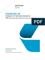 Standard 48: Format of The Iban Issued in The Uk