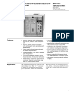 Restricted Earth-Fault and Residual Earth-Fault Relay: 1MRS 750353-MBG Spaj 115 C