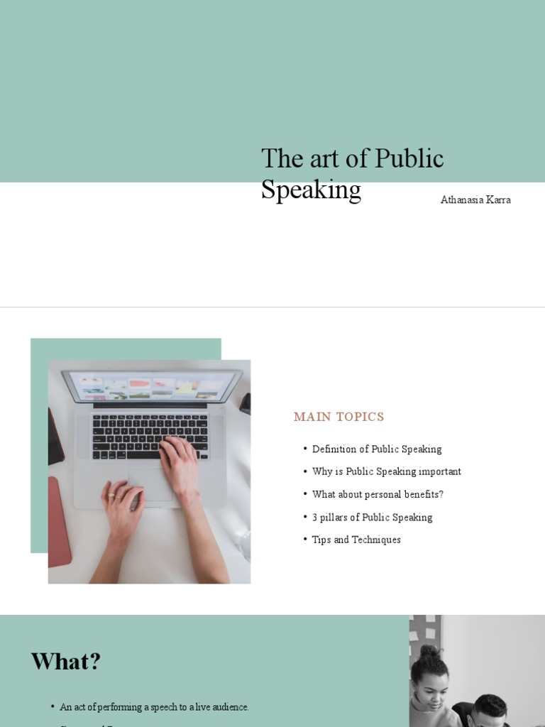 Essentials of Public Speaking Skills | PDF