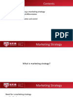 Organizing and Planning A Marketing Strategy