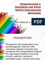 PBL Gizi Institusi - Pengawasan Dan Pengendalian Mutu Penyelenggaraan Makanan - Sri KD