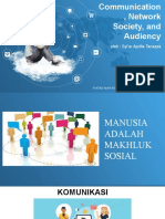 Communication, Network Society and Audiency (By Syi'ar AT) - 1
