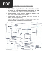 Dma Operation in An 8086 Based System