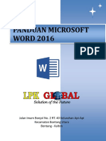 Panduan Ms Word 2016