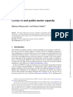 Mazzucato y Kattel - COVID-19 and Public-Sector Capacity