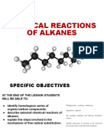 Lesson 3 Chemical Reactions of Alkanes