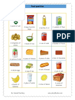 Food quantities quiz