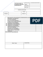 İş Makinası Bakım Formu