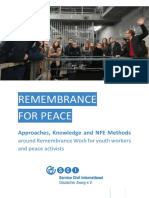 Remembrance For Peace: Approaches, Knowledge and NFE Methods