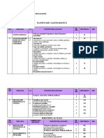 Planificare - Dirigentie - 5 Dan