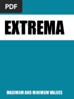 Extrema: Maximum and Minimum Values