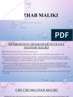 Mazhab Maliki (Fauziatul Ma X Agama)