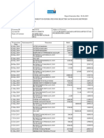 The Mpassbook Statement Is Generated For Selected Date Range Between 01-03-2019 TO 01-04-2019