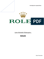 Rolex: Carte D'identité D'entreprise