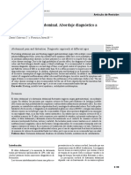 Dolor y Distensión Abdominal. Abordaje Diagnóstico A Distintas Edades