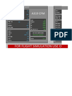 For Flight Simulation Use Only: A319 CFM