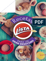 Recetario Lista para Un Gran Desayuno 2