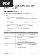 The Cell As The Basic Unit of Life