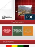 Triage Pada Bencana: Oleh: Richa Noprianty Universitas Bhakti Kencana Bandung
