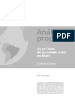 Políticas de igualdade racial no Brasil: avanços e desafios