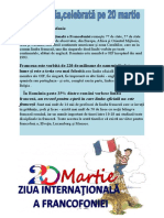 Proiect Despre Francofonie