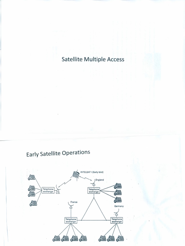 Lecture IoT Satellite Multiple Access | PDF | Telecommunications ...